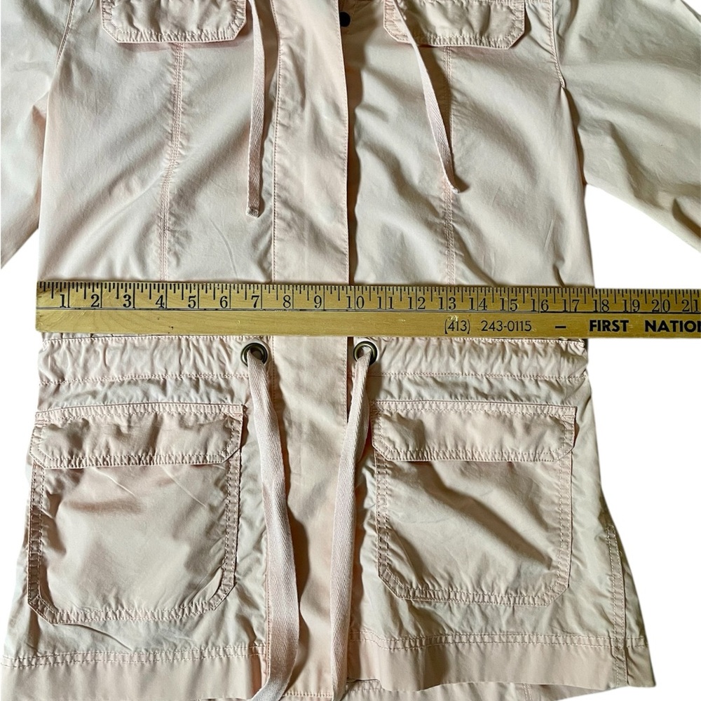 Women’s J.Crew Lightweight Hooded Utility Jacket - Blush Pink - Size S - Picture 4 of 8